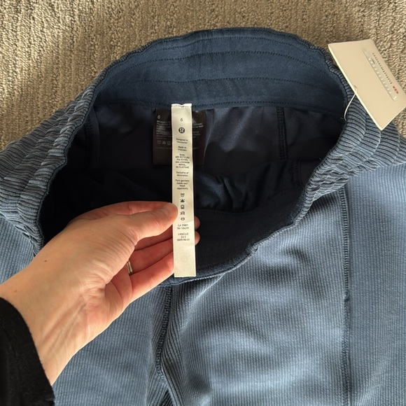 Lululemon Ribbed Softstreme Mid Rise Wide Leg Crop 25” - Picture 7 of 11